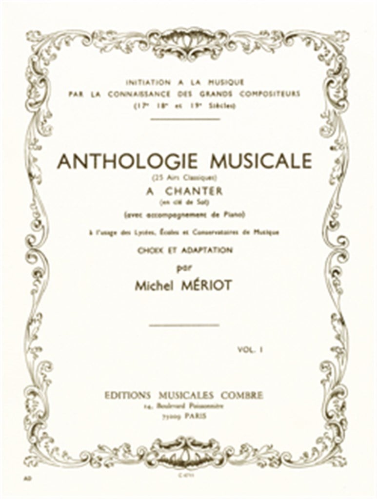 Anthologie musicale Vol.1 (25 airs classiques)